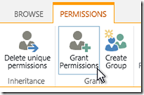 grant permissions