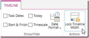 sharepoint timeline ribbon