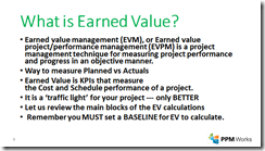 earned value definition