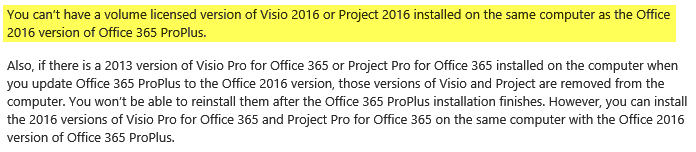 Project Professional 13 Uncompatible With Office 16 Version Of Office 365 Proplus Ppm Works Blog