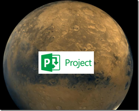 mars and microsoft project