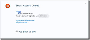 access denied 2010