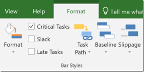 format critical tasks