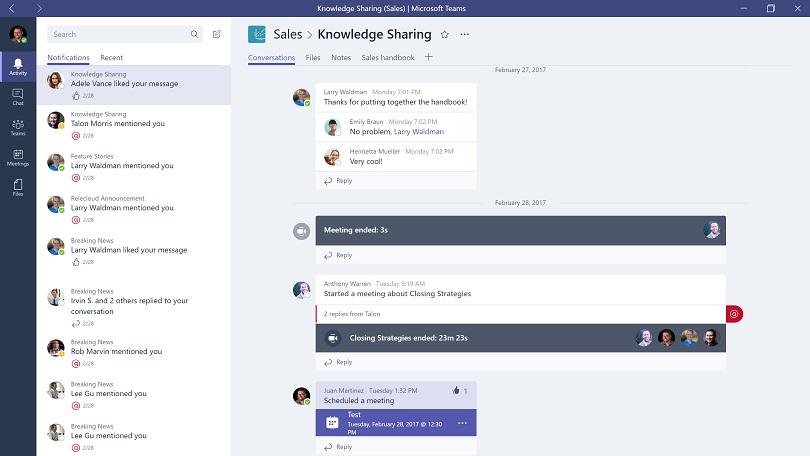 activity log in microsoft teams