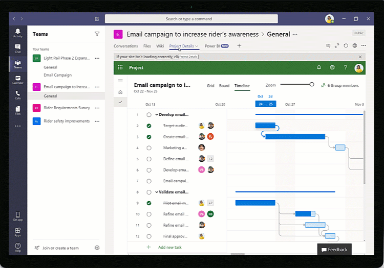 best microsoft teams app for project management